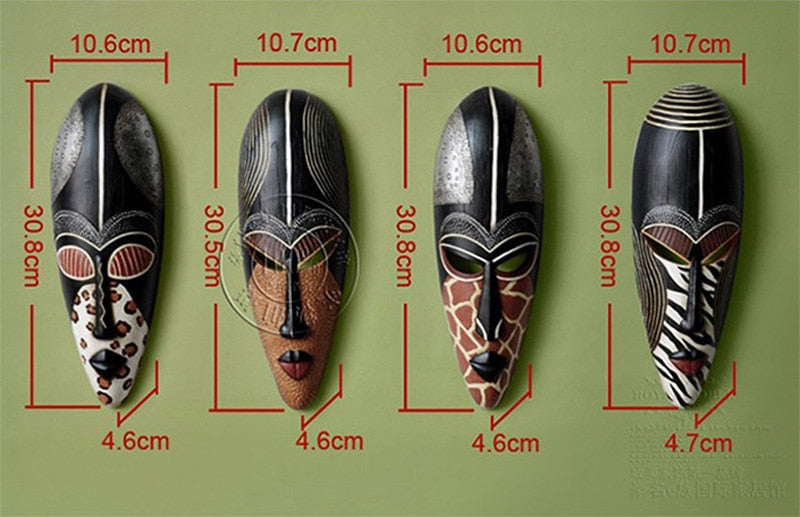 Exotic African Tribal Masks