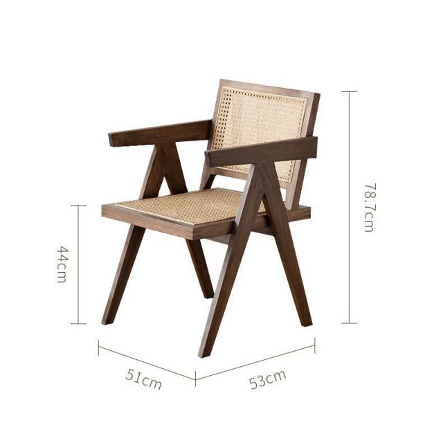 Elegant Japanese Style Rattan Chair